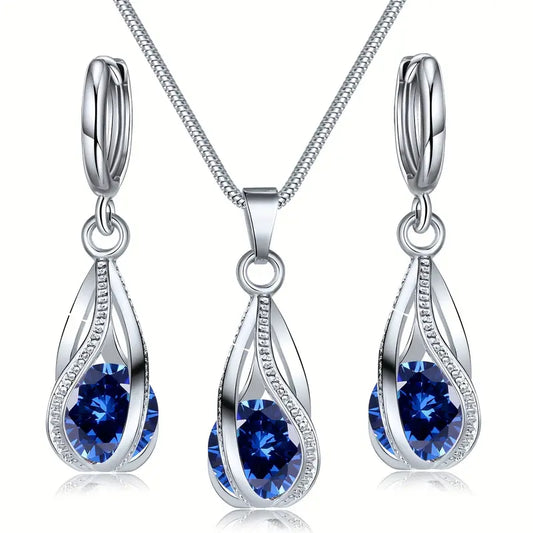 Zelira Fontaine Jewelry Set | White Gold