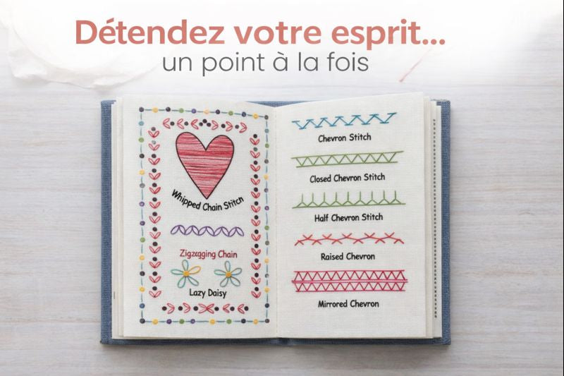 livre de points de broderie