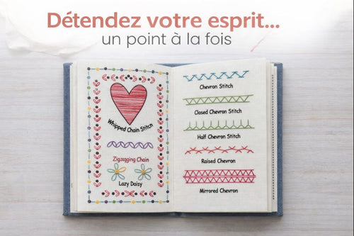 livre de points de broderie