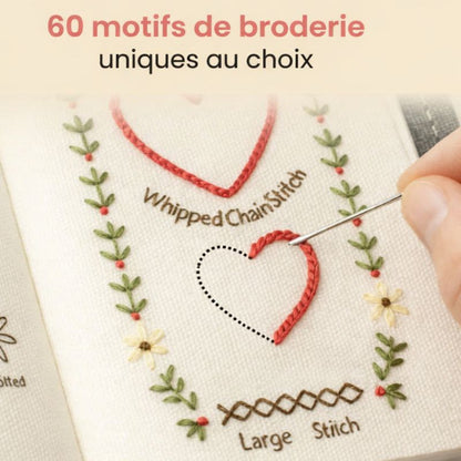 livre de points de broderie